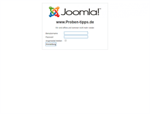 Tablet Screenshot of proben-tipps.de